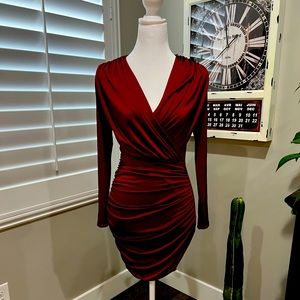 Burgundy Dress